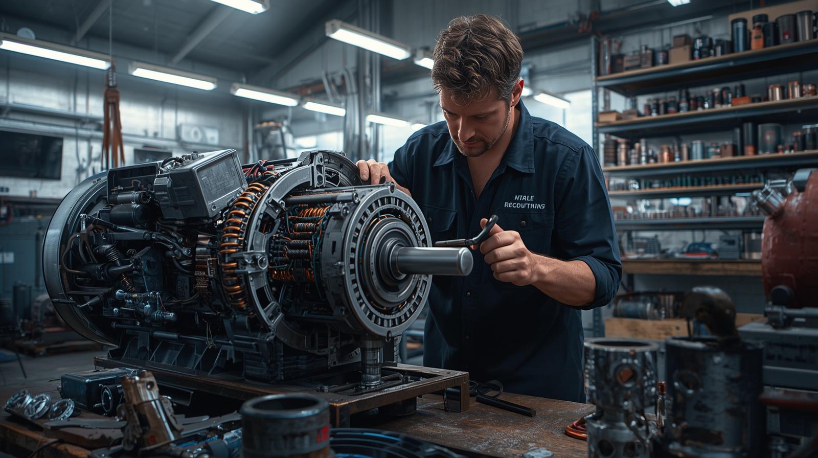 Reacondicionamiento de motor en bomba de agua